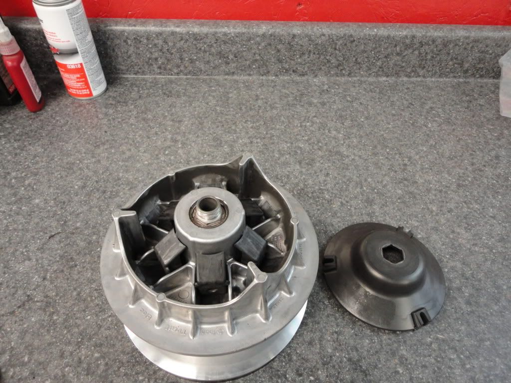 CV tech and clutch work ///AIRDAM is aboard. CanAm ATV Forum